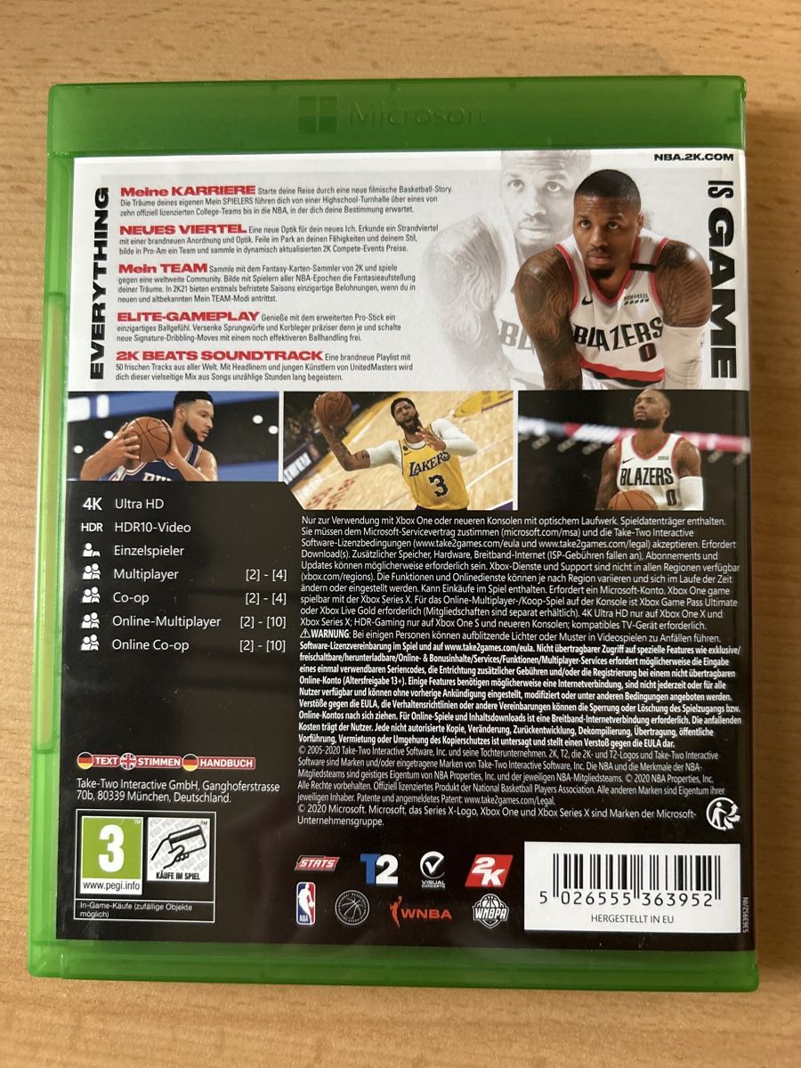 Microsoft Spiele: NBA 2K21 – Neu und originalverpackt aus Oberwil (Dägerlen) von Pascal17 1
