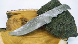 Damastklinge Rohling Klinge DAMASKUS Messer Damast Schmiede