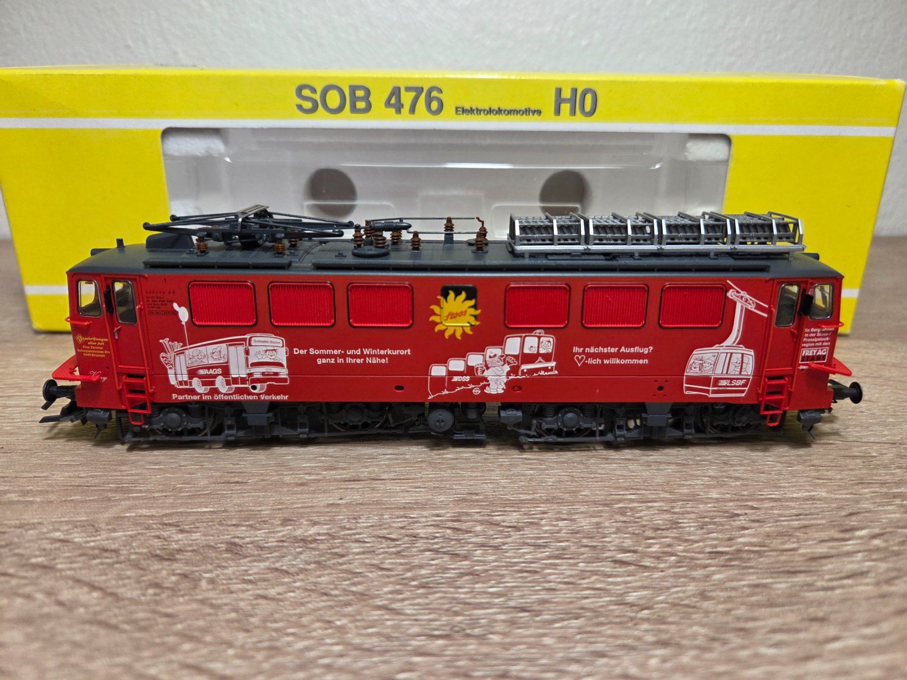 Brawa Modellini di ferrovie: Brawa 0235 E-Lok BR 476 SOB Digital H0 – Usato da St-Aubin-Sauges venduto da Lo_Go