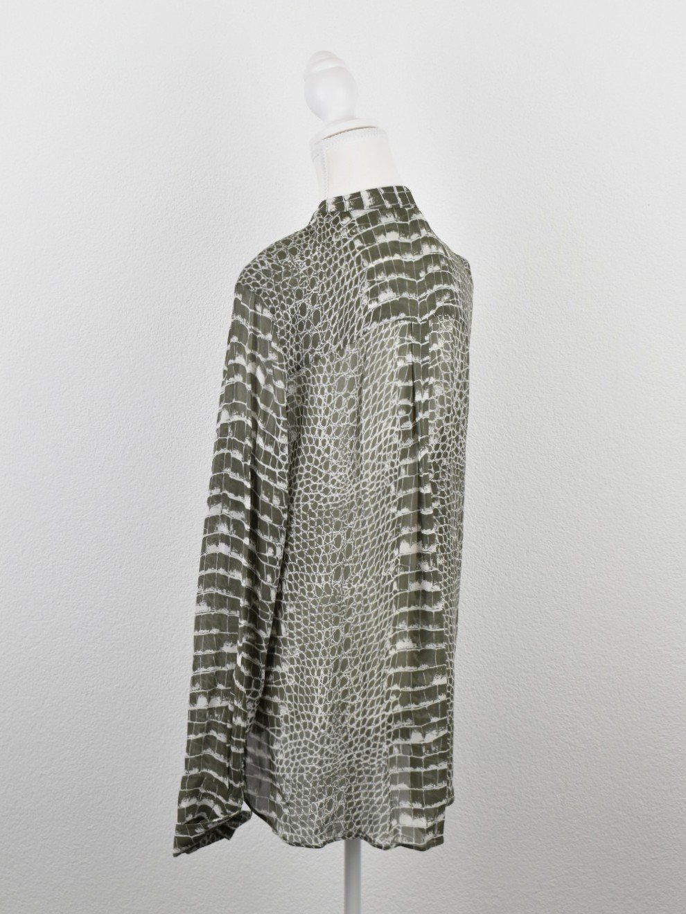 Hugo Boss Camicette: Boss Bluse, Gr.36, oversized, grün/offwhite – Nuovo (secondo la descrizione) da Nürensdorf venduto da 2ND_STORY 2