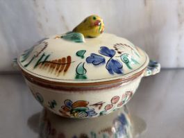 Burri Keramik Uetendorf Terrine floral mit Deckel