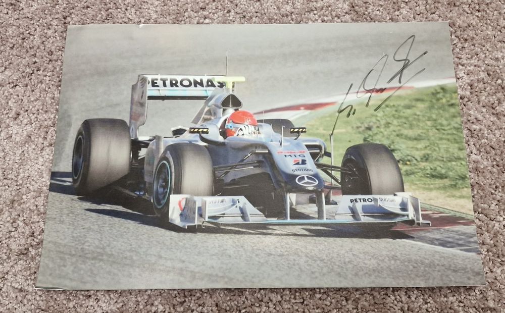 Michael Schumacher Foto Original Autogramm Handsigniertes | Kaufen auf