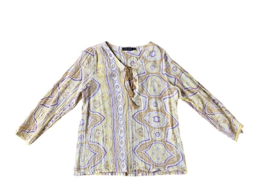 Antik Batik Tops: Blouse en coton – D'occasion à Dotzigen par SecondHandGems