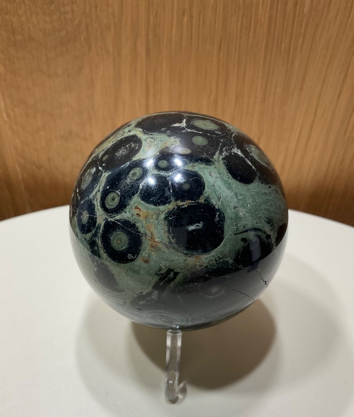Mineralien & Heilsteine: Sehr schöne Eldarit Kugel mit Ständer aus Madagaskar – Neu (gemäss Beschreibung) aus Gibswil von BestePreis 4