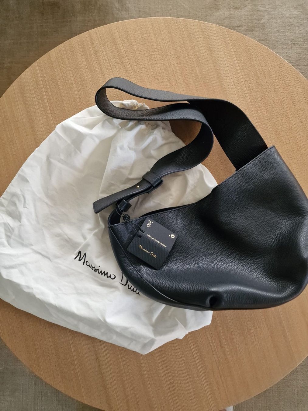 Massimo Dutti Borse da donna: Massimo Dutti Ledertasche, neu, Schwarz – Nuovo e nell'imballaggio originale da Seftigen venduto da G00 5