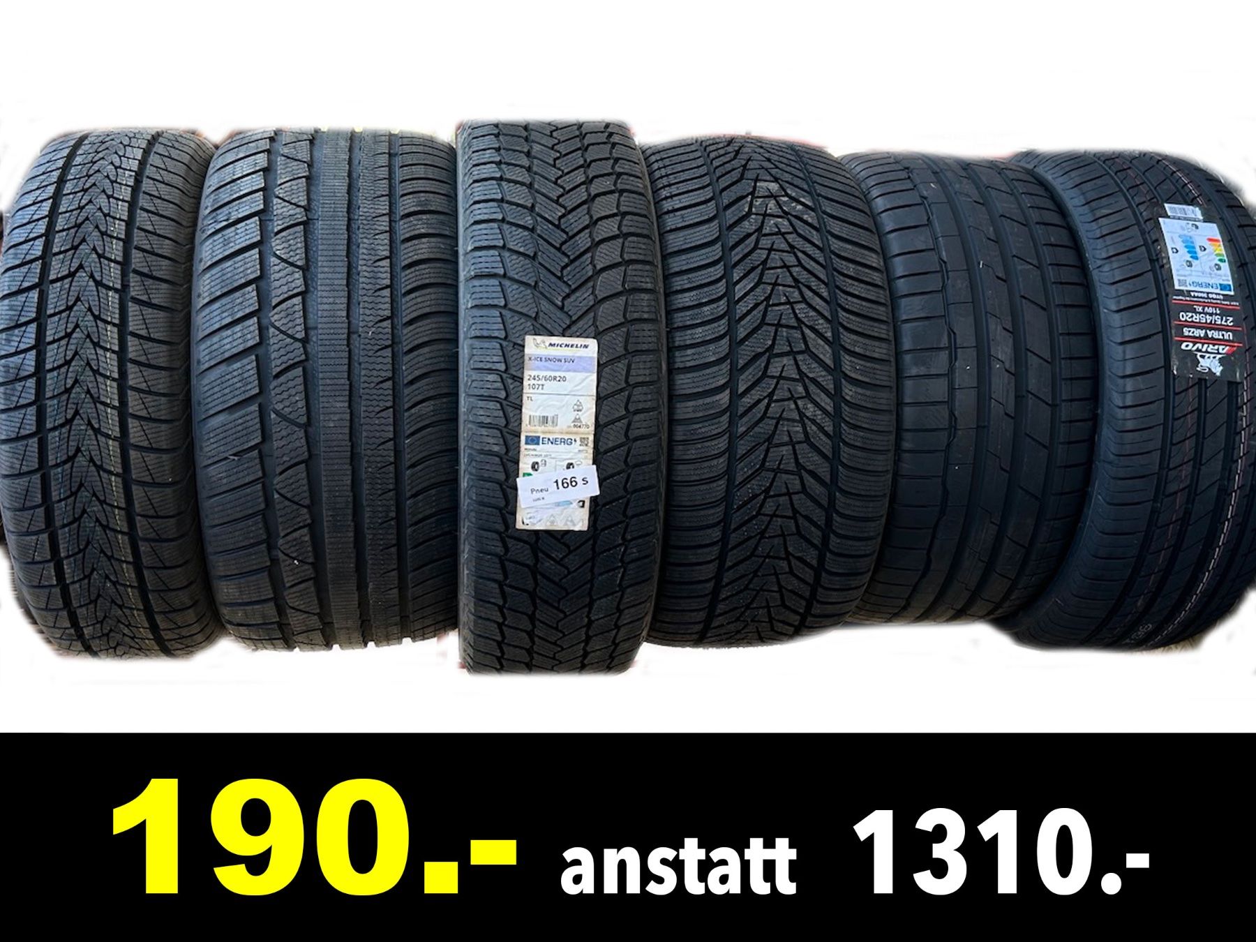 Pneumatici & Ruote complete: ||•  6 Einzelpneus - 6 Stück /166s – Nuovo e nell'imballaggio originale da Zürich venduto da LUIS-B