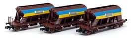 JC 66301-01 SBB 3-teil. Schüttgutwagen-Set "Weiacher Kies"