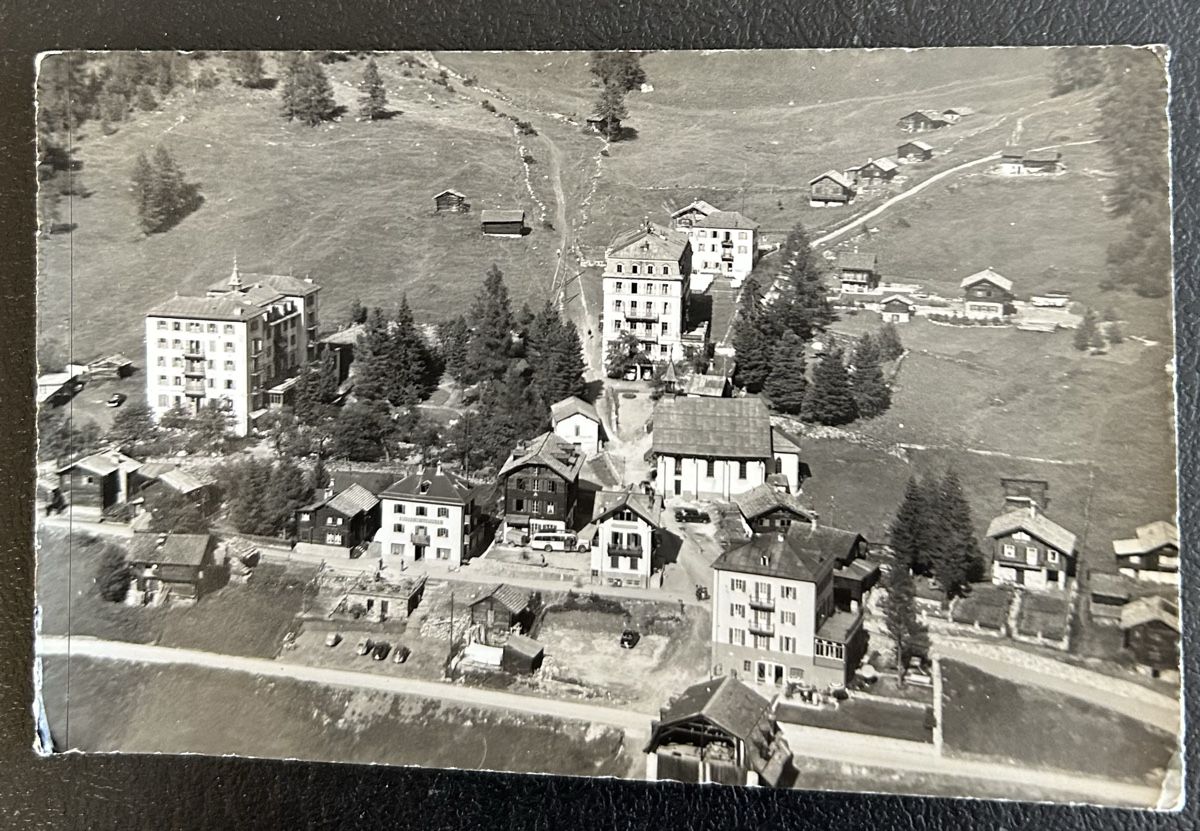 Cartoline postali: Flugaufnahme Zinal  – Usato da Horw venduto da Tellbub