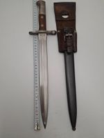 Bajonett Waffenfabrik Neuhausen mit Scheide und Frosch, 30cm