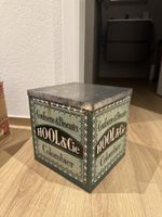Boîte publicitaire ancienne en tôle lithographiée HOOL & Cie