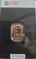 Feingold / Goldbarren / Kinebar 1g UBS / ab 1.-