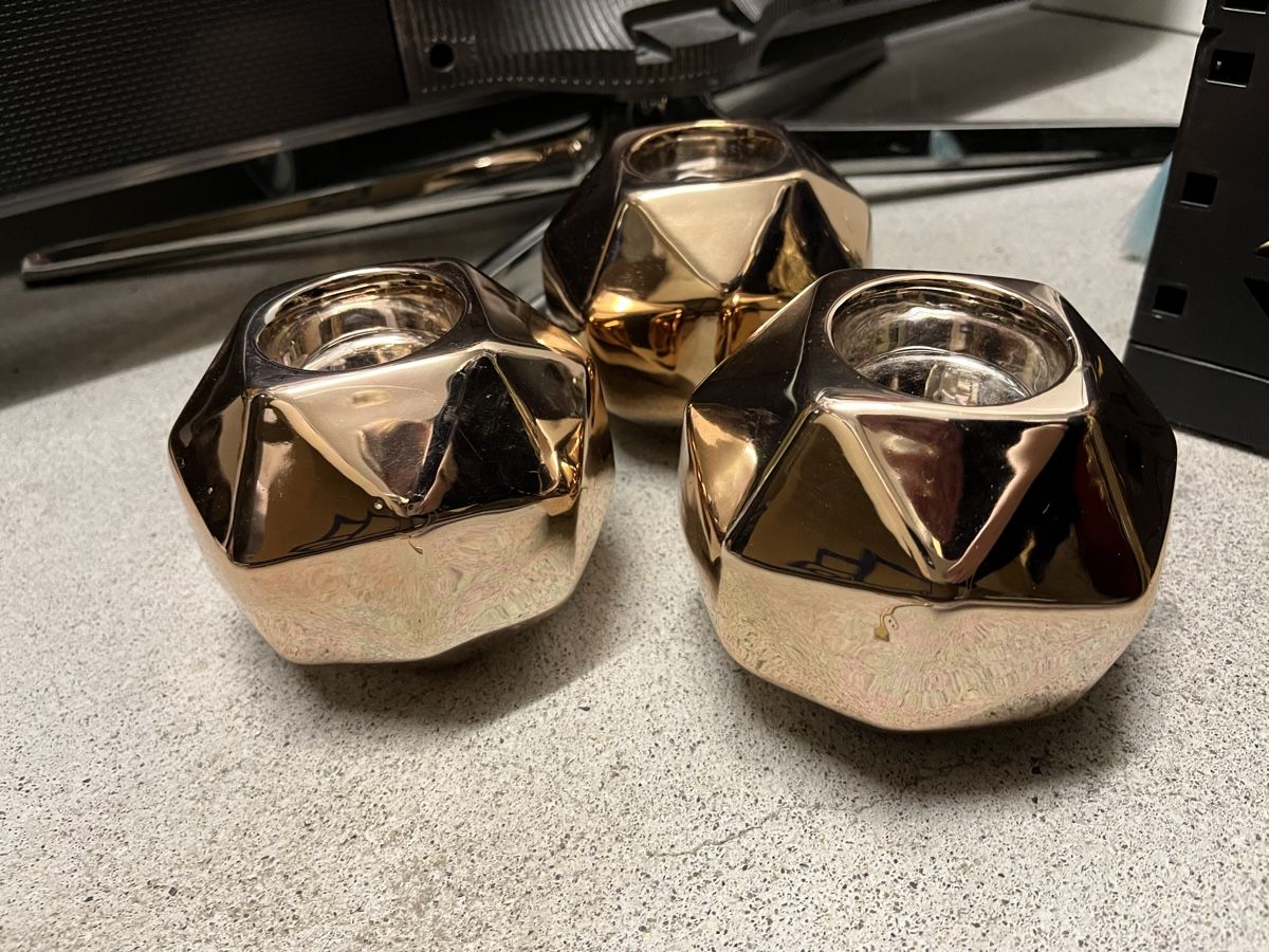 Portacandele: Rosegold Kerzenhalter – Usato da Gockhausen venduto da Lali013 2