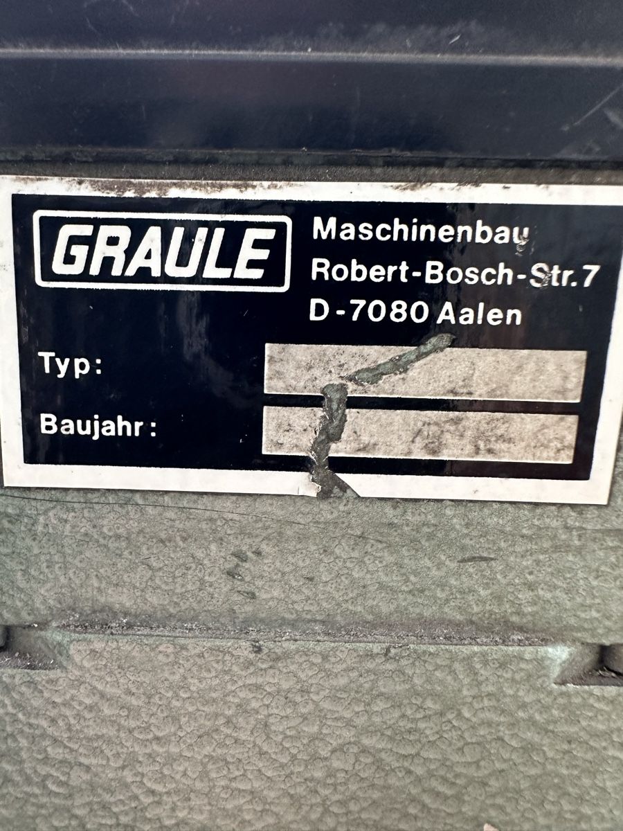 Toutes les machines: GRAULE – D'occasion à Bronschhofen par MS963 5