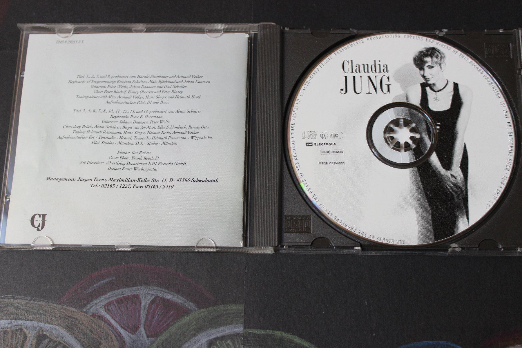 CD: CLAUDIA JUNG - CLAUDIA JUNG CD 1994 – Usato da Tübach venduto da JamesStone 3