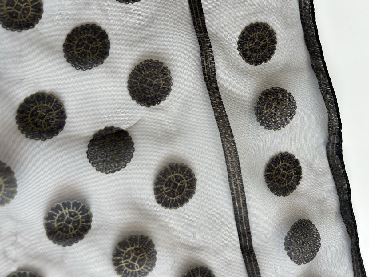 Foulards & écharpes: Black Scarf with Polka Dots Good Condition – D'occasion à Saland par ele_vc96 1