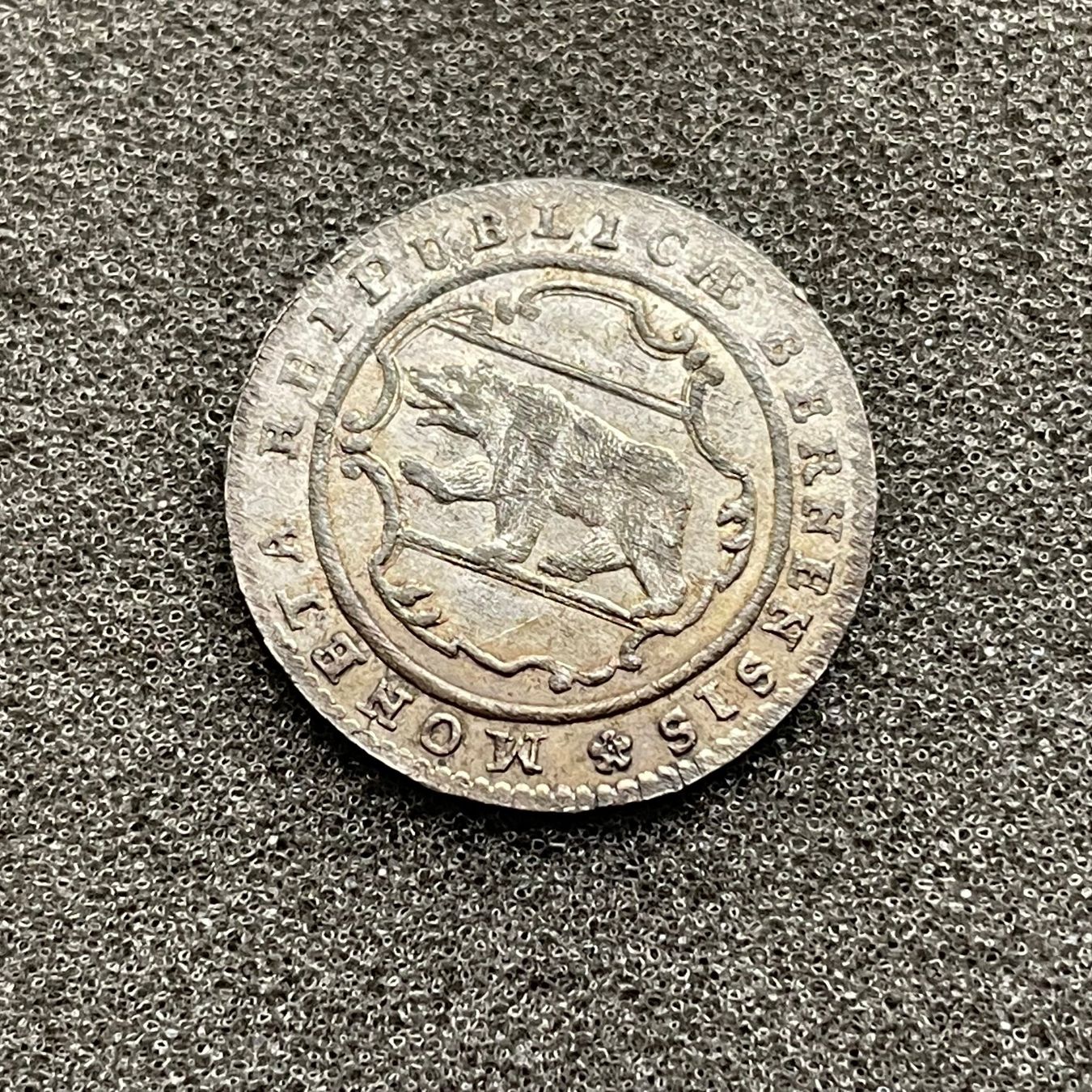Alle Münzen: 1/2 Batz Kanton Bern 1785 VZ+ – Gebraucht aus Reitnau von tb-muenzen 1