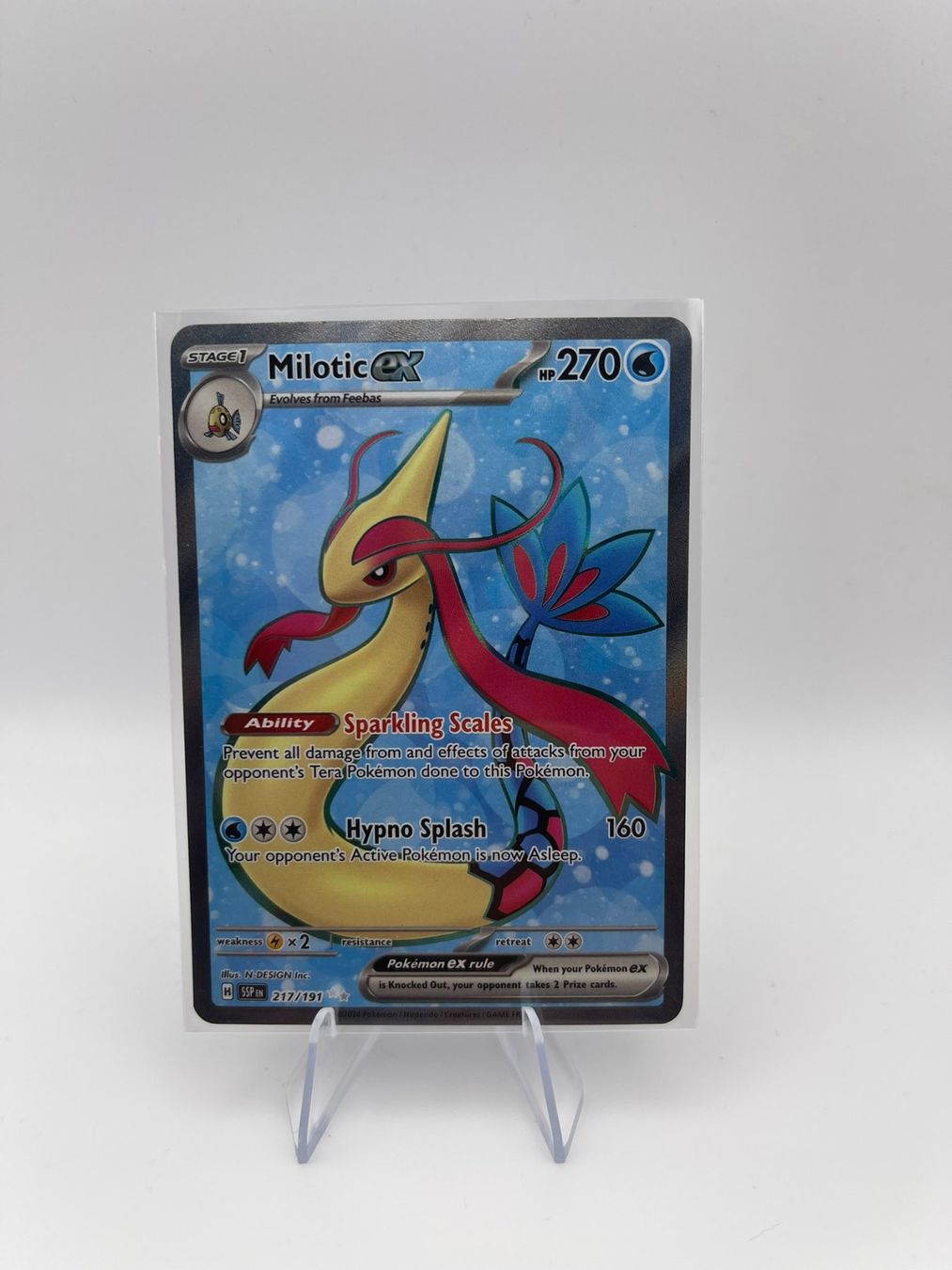 Pokémon Carte collezionabili: Pokemon: Milotic ex  217/191 Surging Sparks – Usato da Märstetten venduto da AlienNova