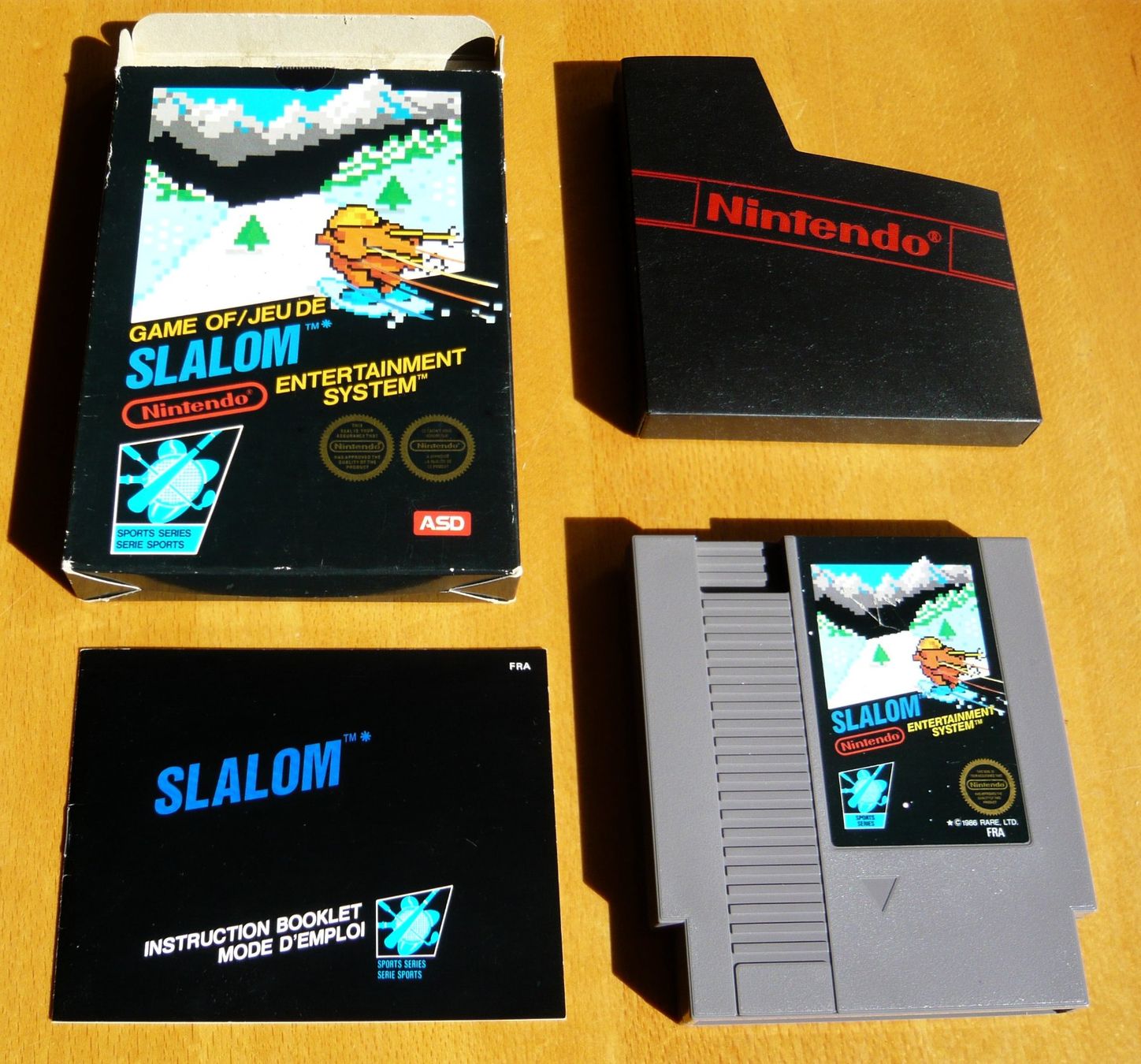 Nintendo Spiele: NES : Slalom, CIB, Bon état – Gebraucht aus Onex von Jaguar1986