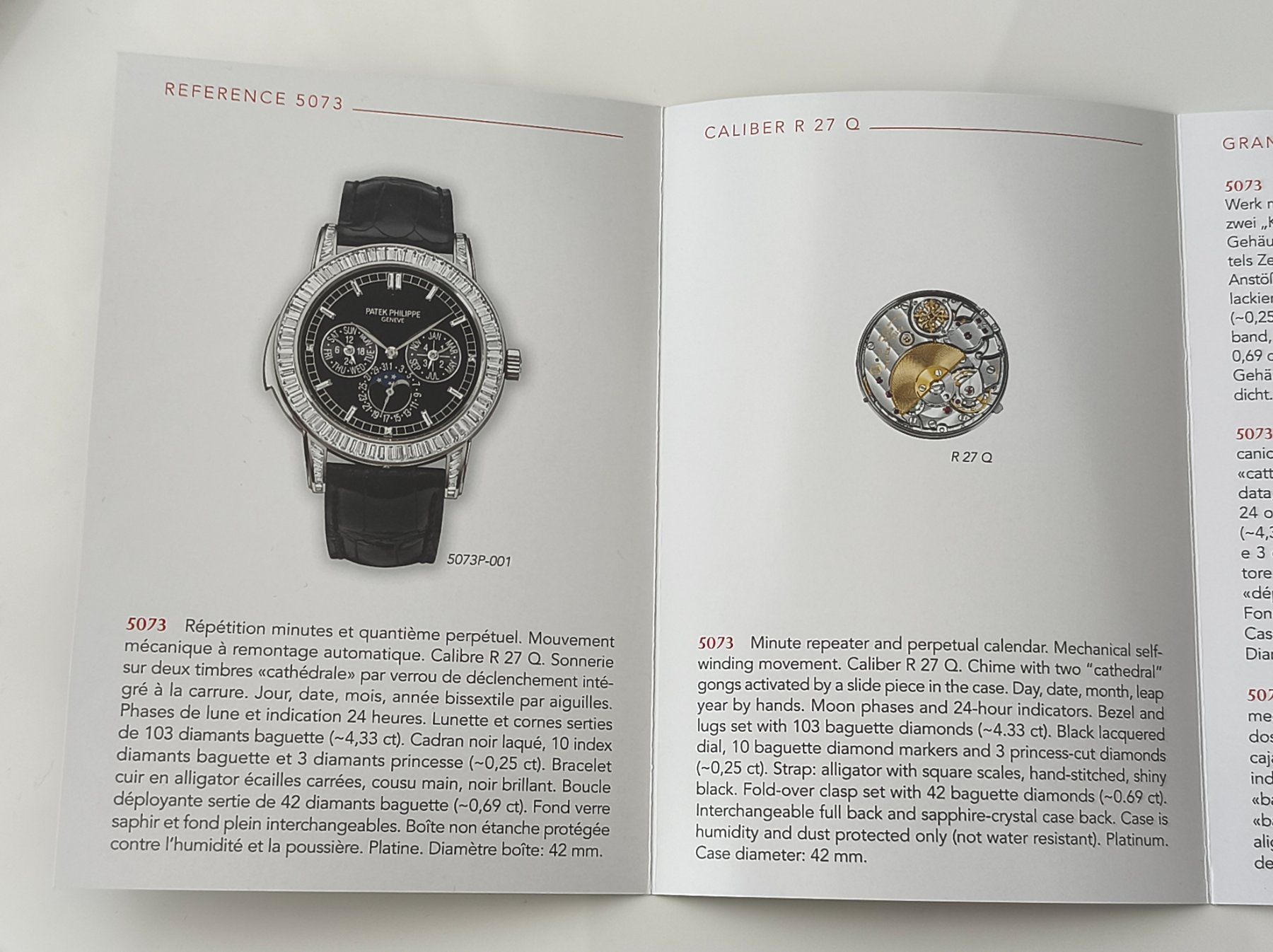 Riviste & Magazine: PATEK PHILIPPE Booklet "NEW MODELS 2011" in Top-Zustand!! – Nuovo (secondo la descrizione) da Eschenbach SG venduto da ClassicTime_ch 8