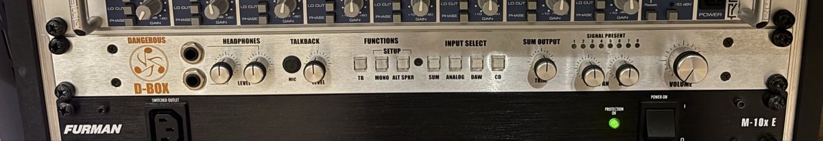Steuerung: Dangerous Audio D-Box Monitoring Controller – Gebraucht aus Schalunen von joelsbest 1