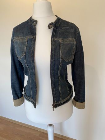 Jeansjacke im Chanel Stil, comma, Gr. 36