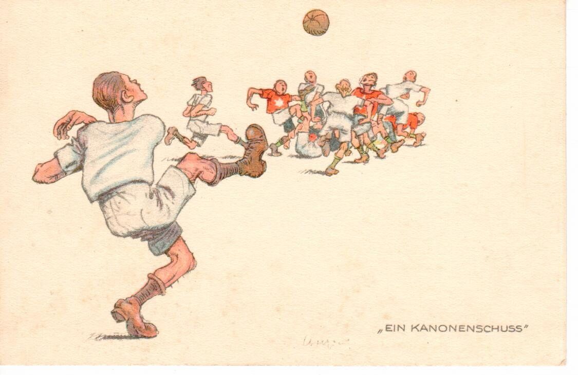 Cartoline postali: Jux Karte Fussball – Usato da Wolhusen venduto da Curver9