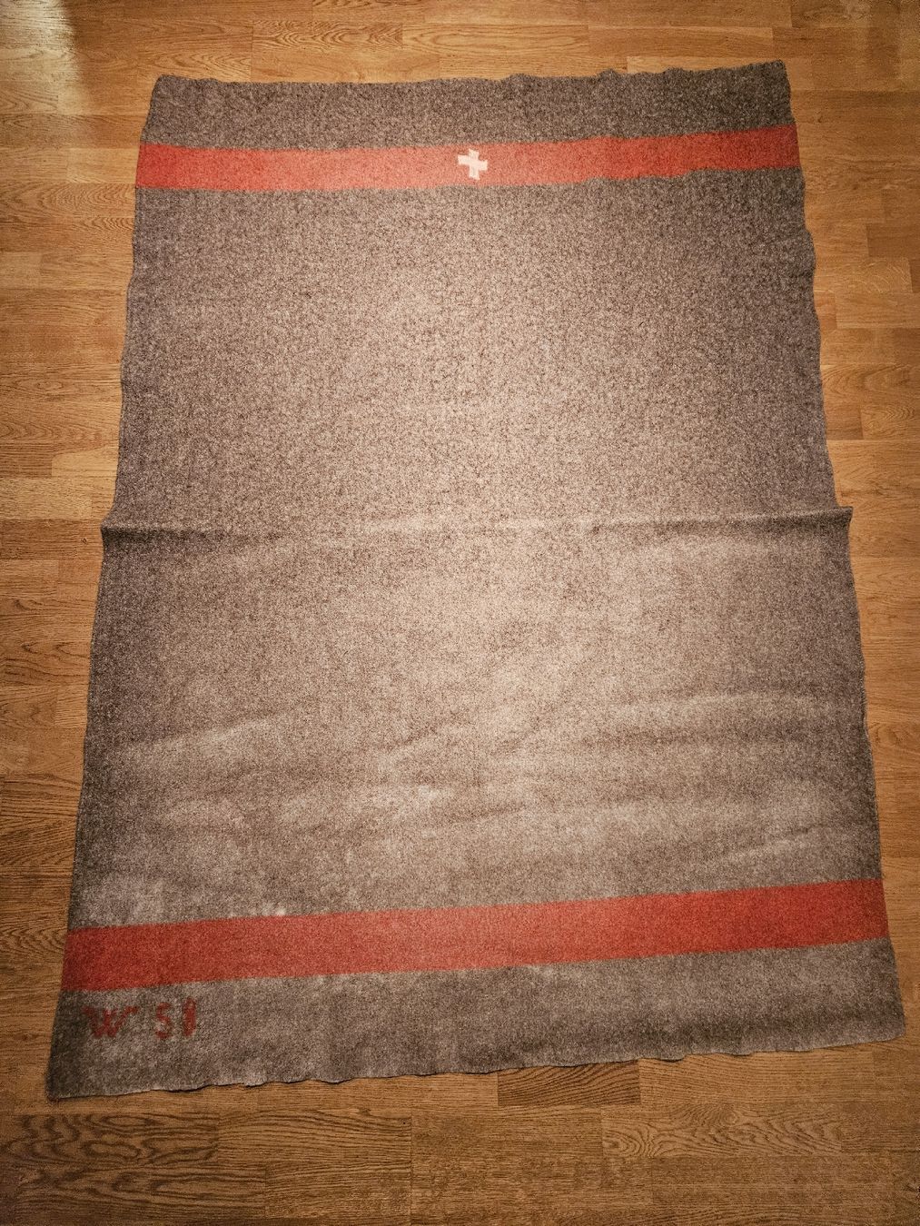 Schweizer Armee Coperte: Original Schweizer Wolldecke - Militärdecke – Usato da Zürich venduto da Pazzenreich