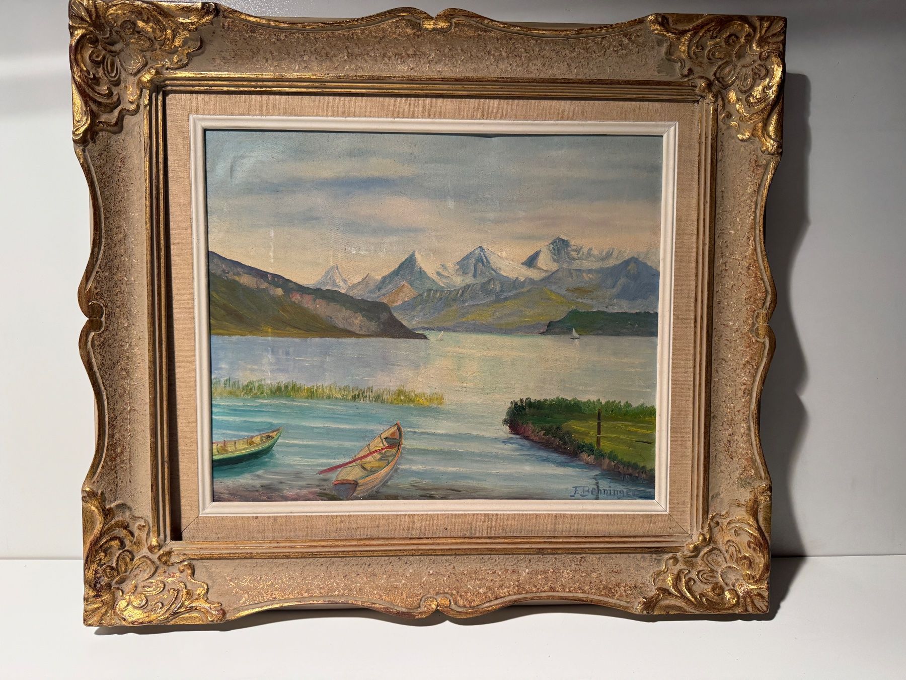 Tableaux: Ölbild See F. Behninger – D'occasion à Münsingen par Sabine87