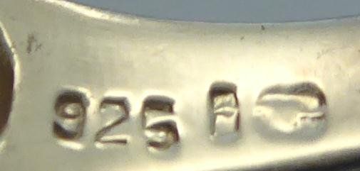 Ringe: Ring 925 Silber mit synthetischen Steinchen – Gebraucht aus Muri AG von Lineli2020 4