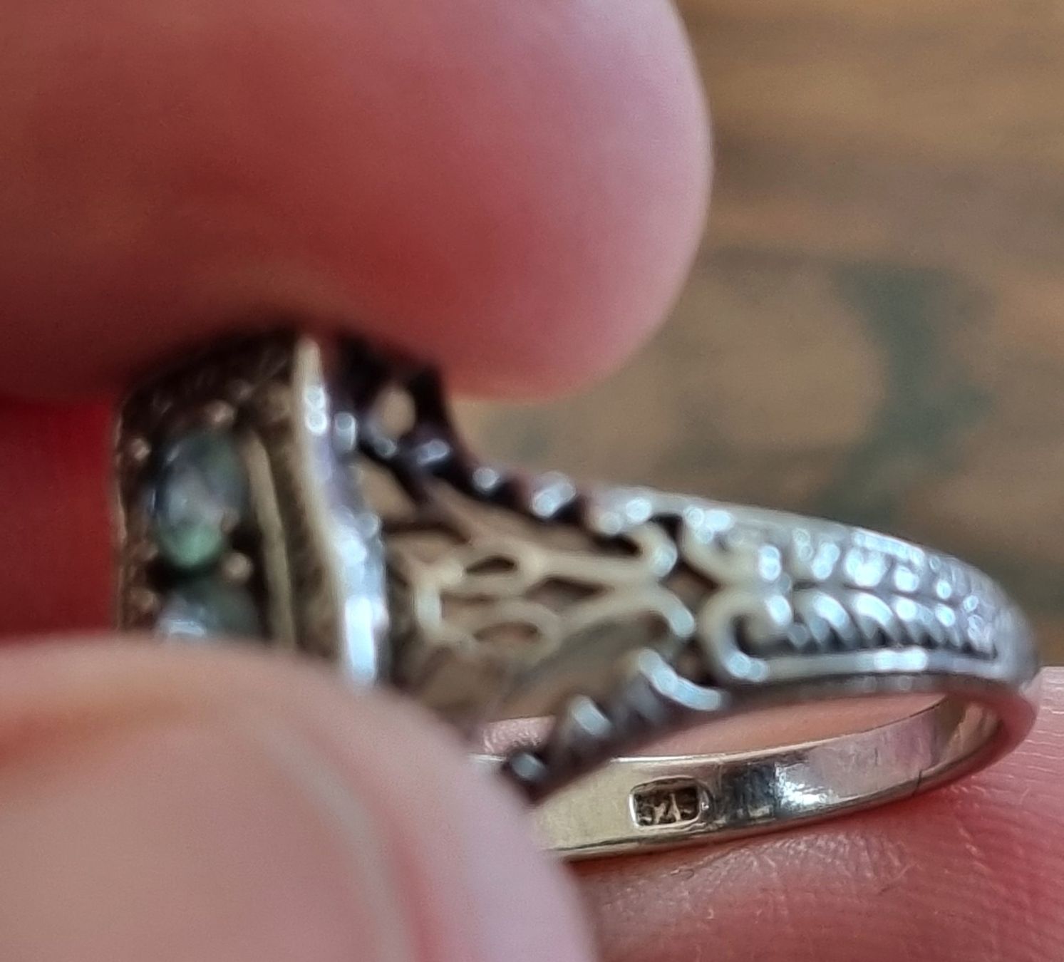 Ringe: Schöner antiker 925 Silber Ring Aquamarin oder Topas – Neu (gemäss Beschreibung) aus Beckenried von lou_two 3