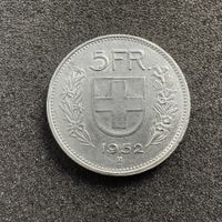 5 Franken Silber 1952 - selten - 2