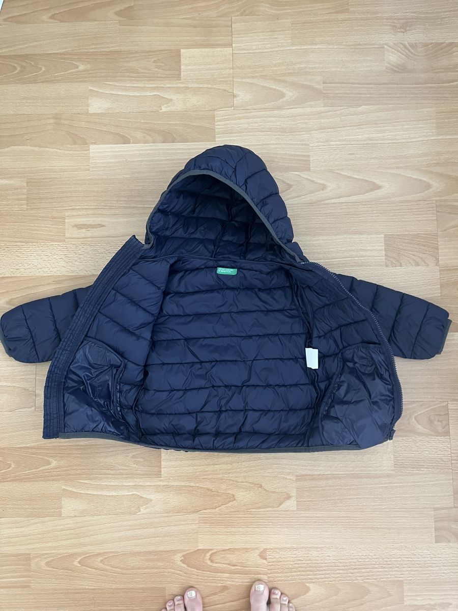 Benetton Giacche & Cappotti: Blaue Uebergangsjacke, Gr. 98, Benetton – Usato da Zürich venduto da jmg_8005 2