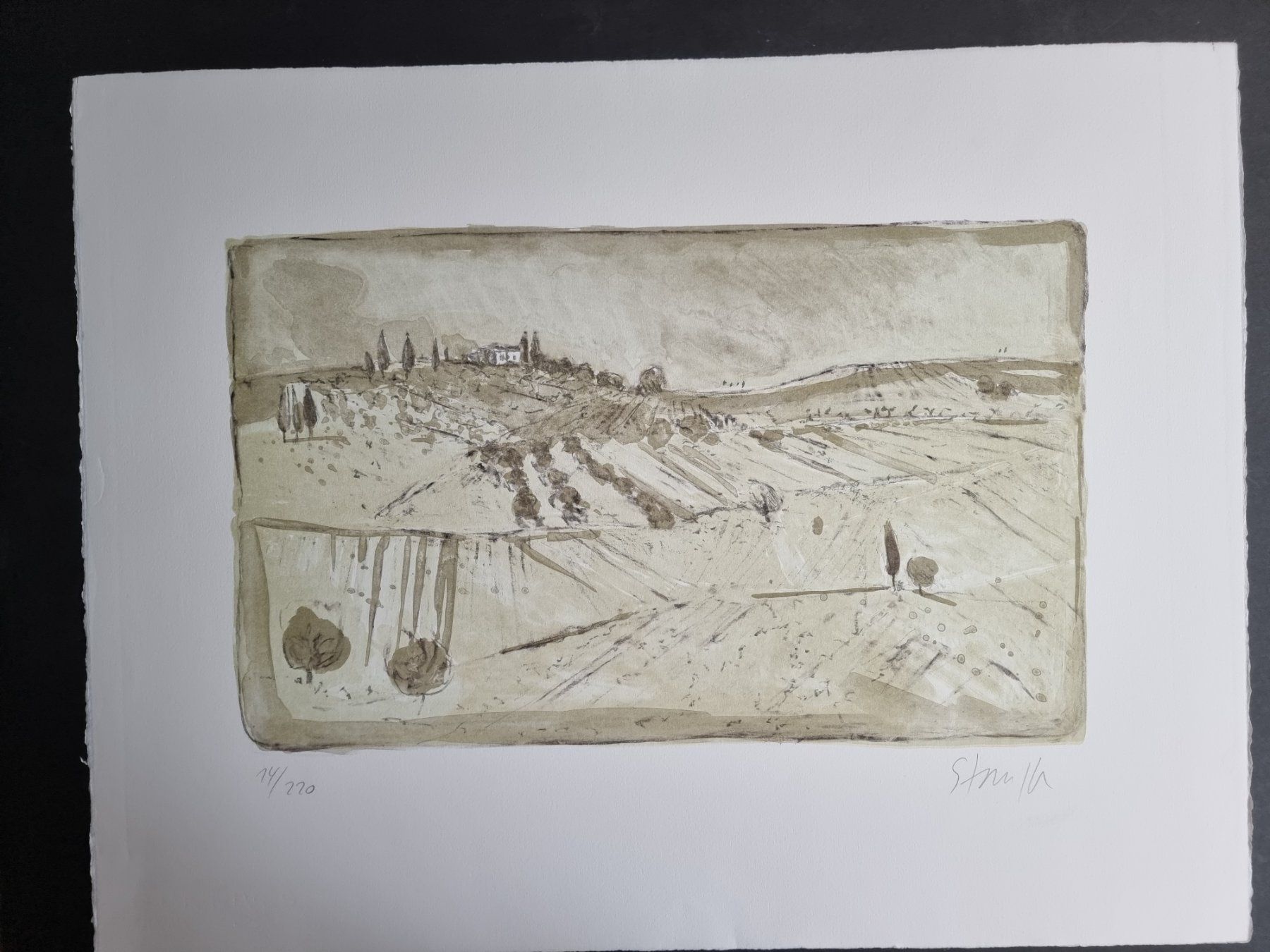 Grafica & Litografie: BODO STAUFFER LITHOGRAPHIE SIGNIERT NUMMERIERT – Usato da Gersau venduto da kunst-online 2