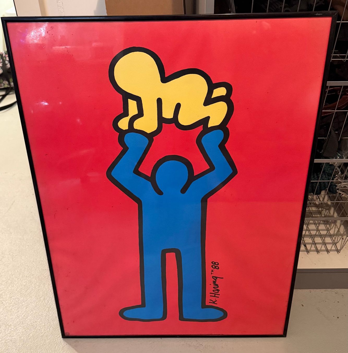 Posters & Illustrations: Poster Keith Harring mit Rahmen – D'occasion à Zollikofen par Maria_verena