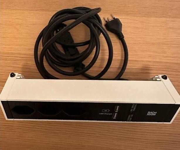 Stromzufuhr: Bachmann Table Socket Strip / Tischsteckdosenleiste Desk 2  – Neu und originalverpackt aus Zürich von vicks9822 3