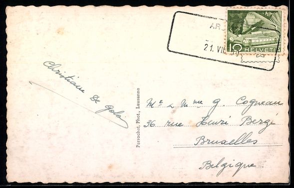 Ansichtskarten: AK Boudry, Vue générale – Gebraucht aus Berlin von bartko-reher 1
