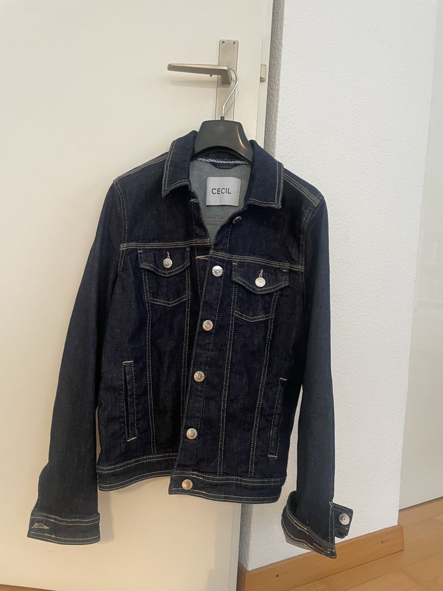 Cecil Giacche: Jeansjacke, dunkelblau NEU – Nuovo (secondo la descrizione) da Zürich venduto da Chog