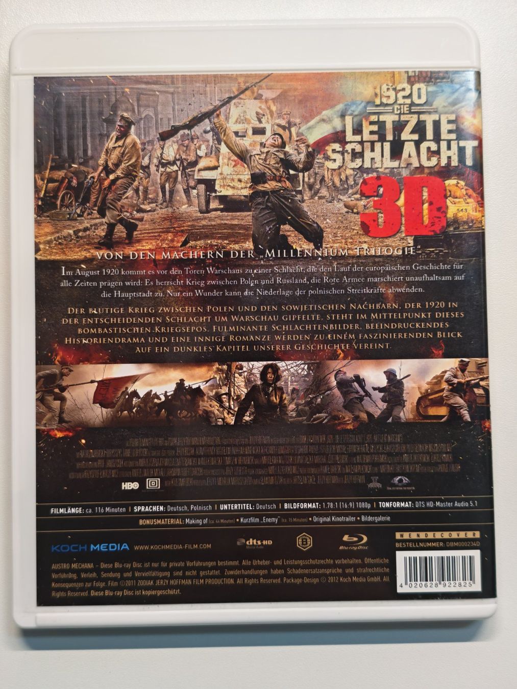 Tutti i DVDs: 1920 Die letzte Schlacht 3D/2D – Usato da Liestal venduto da Kratzilla 2