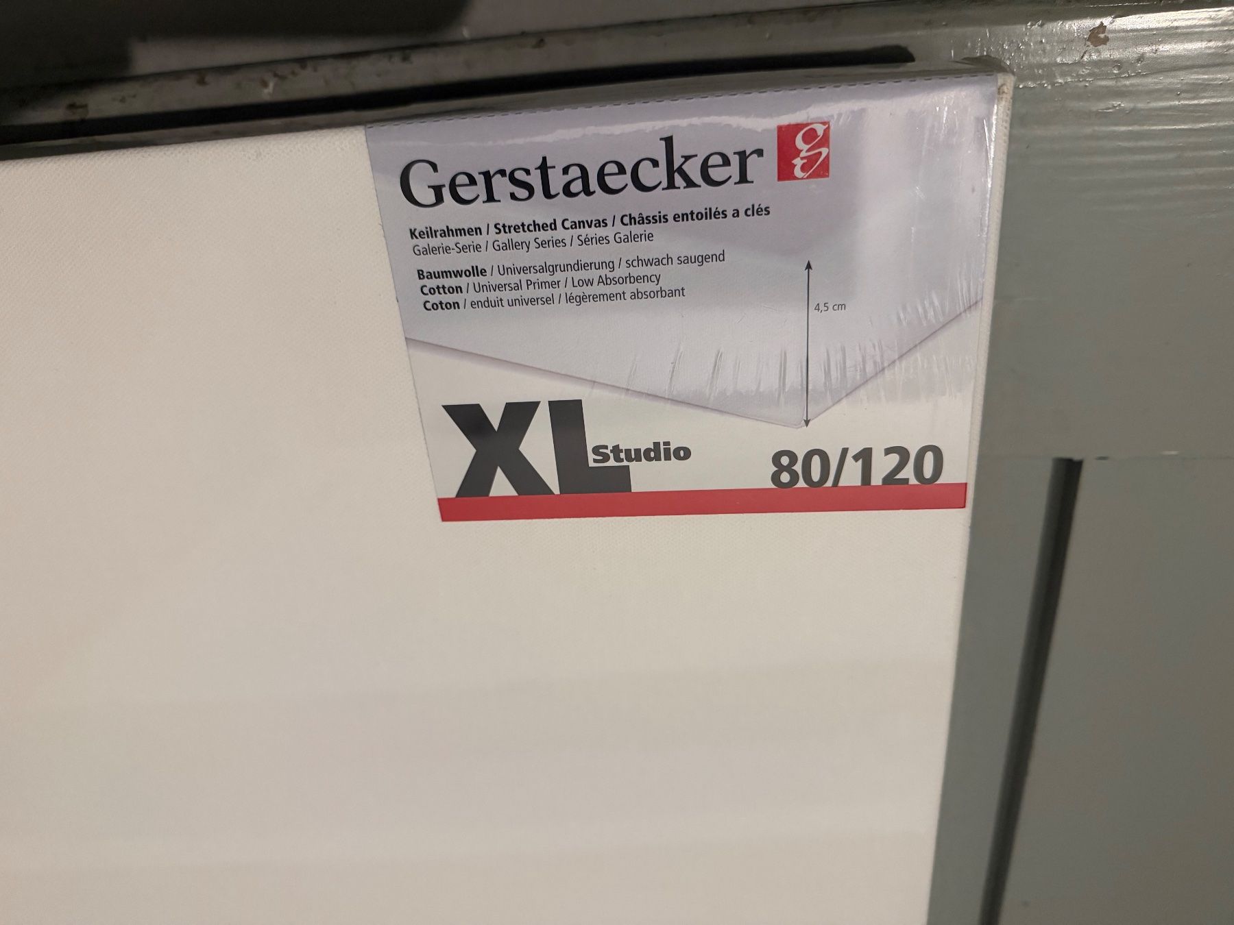 Tele & Cornici: 2x Leinwände weiss 80x120cm – Nuovo e nell'imballaggio originale da Zürich venduto da gogl 1