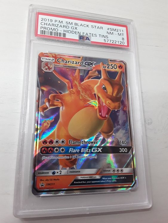 Pokemon Hidden Fates Promo Charizard GX SM211 2019 PSA 8 | Kaufen Auf ...