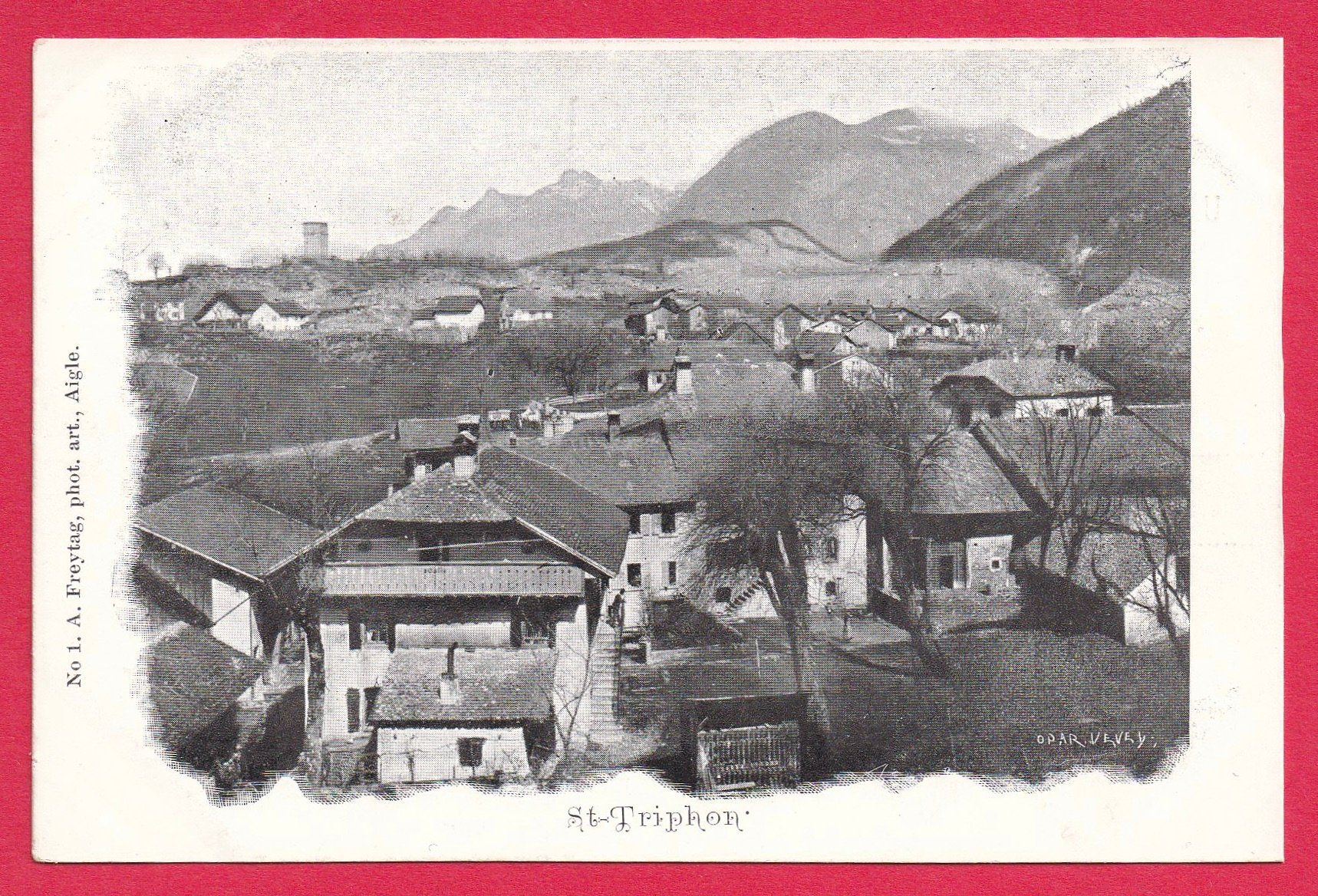 Cartoline postali: St-Triphon  (District d'Aigle – Usato da Lausanne venduto da PL22neufx