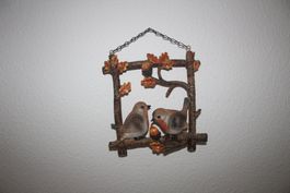 Vögel zum Aufhängen an Wand