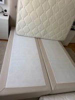 Lit boxspring Robusta Davos avec matelas beige état neuf
