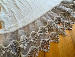 Leichtes Sommerkleid mit Spitzenbesatz, Gr. M, sehr süss!