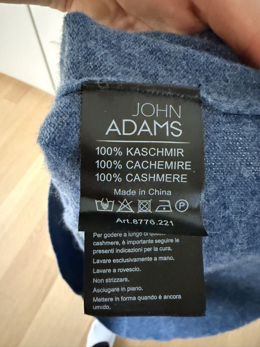 John Adams Maglioni & Felpe: John Adams Kaschmirpullover XXL Herren warm Pullover Pulli – Usato da Staad SG venduto da Chirrari 6