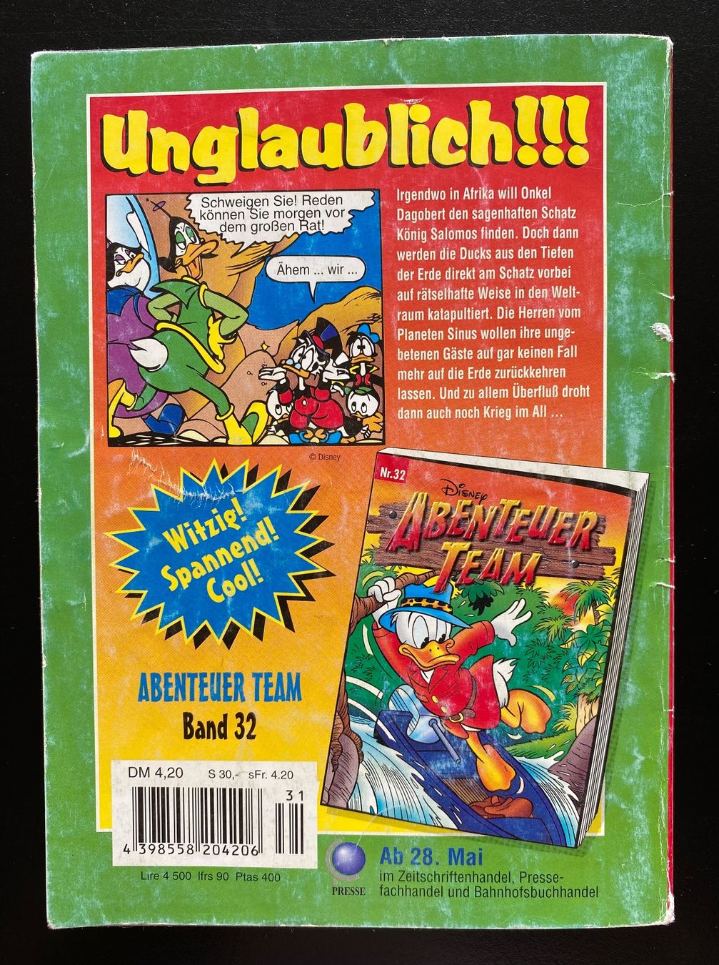Fumetti: ABENTEUER TEAM / BAND NR. 31 / DISNEY – Usato da Nussbaumen AG venduto da schuba2000 1