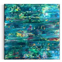 Original abstraktes Acrylbild 50x50 cm