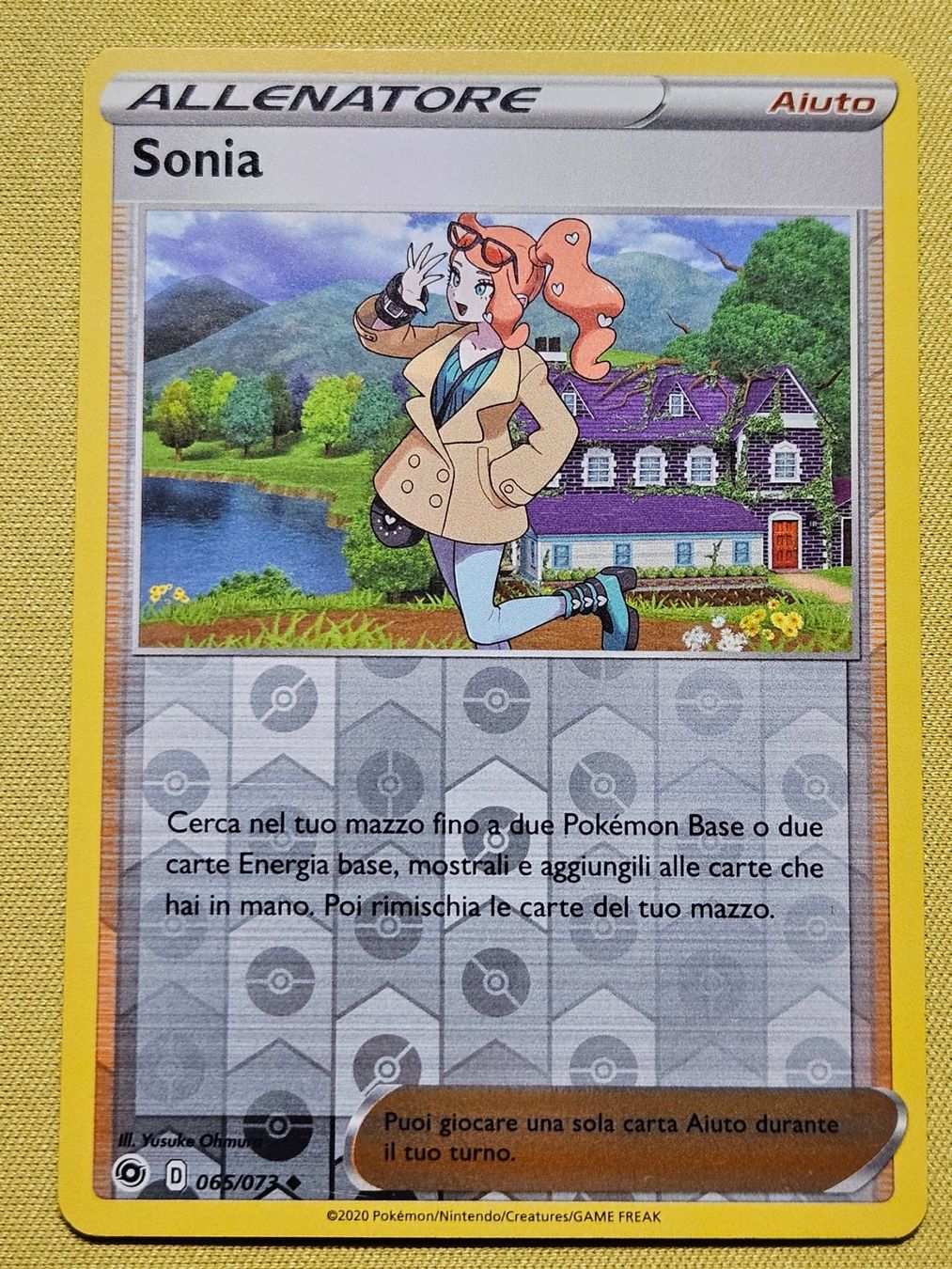 Pokémon Carte collezionabili: Champion's Path - Sonia 065/073 IT – Usato da Bellinzona venduto da Pokemarco