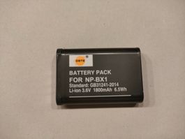 Neuer Akku NP-BX1 für Sony Kameras