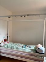 Pfister Bett weiss Holz (auch Himmelbett möglich)